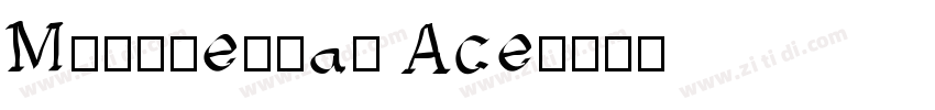 Montserrat Ace字体转换